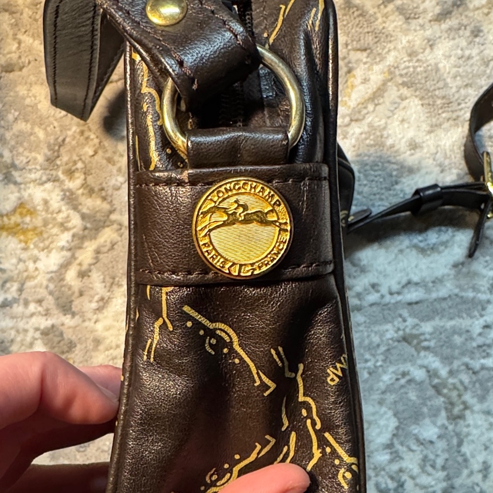 Longchamp Bag in Brown with Gold Accents - Picture 7 of 7